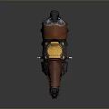 Military Horse With Red Cover Yellow Saddle And Leather Gear Details