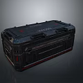 Sturdy Black Storage Box With Industrial Design For Daily Living Essentials