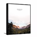 Sierra Mountains Scenic Landscape With Snow Capped Peaks And Mountain Range