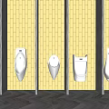 Modern urinal 3d model