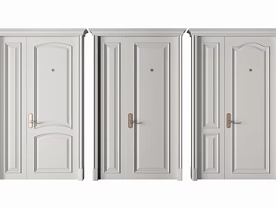 American Letter Door 3d model