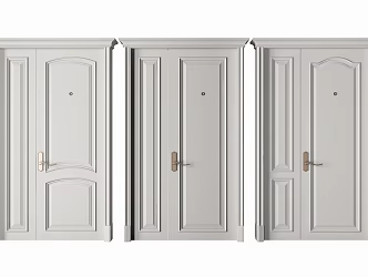 American Letter Door 3d model
