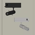 Modern Track Spotlights 3d model