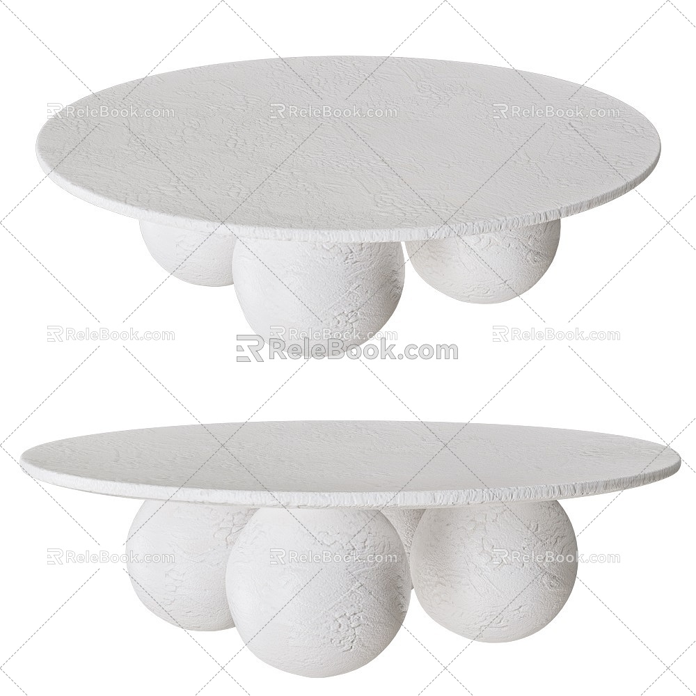 Quiet tea table 3d model