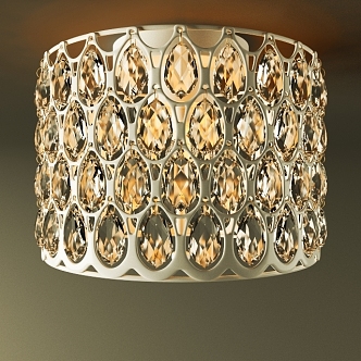 Crystal lamp ceiling lamp 3d model