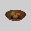 Three Juicy Oranges Resting in a Polished Copper Bowl on White Background