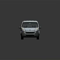 Modern bus minibus minivan driverless bus 3d model