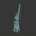Heavy Duty Industrial Tower Crane With Metal Structure And Mechanical Parts