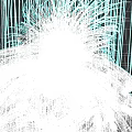 Game Movie Character With Spiky Black Hair Pale Skin Red Eyes Grinning Surrounded by Strings