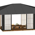 New Chinese Style Pavilion 3d model