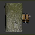 Plant Inspired Decorative Container With Natural Bark Texture And Green Purple Hues
