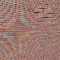 Architectural Red Brick Wall Components Featuring Patterned Arrangement And Texture