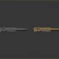 Various Stylish Pistols With Wooden Grips And Metal Bodies Design