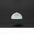 Professional Hemispherical Sports Training Equipment With White Balls And Green Base For Balance Workouts