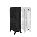 Vintage Black And White Radiators With Elegant Decorative Patterns For Home Use