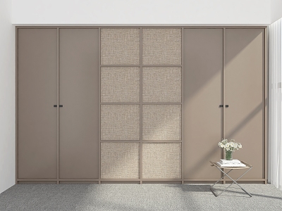 Wardrobe Custom Coat Cabinet Adult Wardrobe Integral Wardrobe Storage Wardrobe 3d model