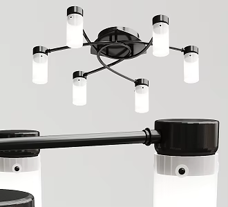 Modern ceiling lamp iron ceiling lamp 3d model