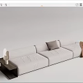 Modern Multiplayer Sofa 3d model