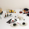 Modern Tableware Kitchen Tableware 3d model