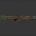 3D Model Of Large Water Vessel With Detailed Metallic Structure And Modular Components
