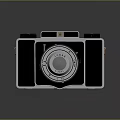 Vintage Digital Camera With Classic Retro Design And Metal Body For Photography Enthusiasts