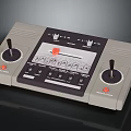 Professional Control Panel Device With Dual Knobs Buttons And Display Screen 3d model