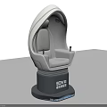 SEVVA Smart Cockpit Seat White Design Black Base NO001 Intelligent Feature