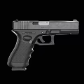 Modern Black G17 Pistol From Austria With 9x19 Caliber And Tactical Design