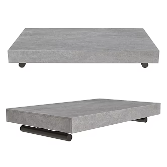Newood modern marble low several 18 3d model