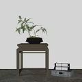 Side table 3d model