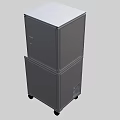 Industrial Equipment Mobile Metal Cabinet With Display Screen And Storage Compartment