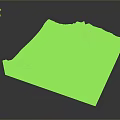 Scenic 3D Terrain Model With Green Vegetation And White Mountain Peaks