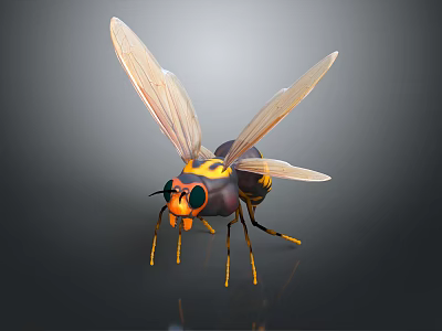Modern Bee Ma Feng Wasp 3d model