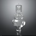 Stainless Steel Industrial Valve With Precision Engineered Control Structure And Flange Connections