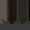 Wood grain clapboard wood veneer 3d model