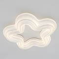 Modern Cloud Star Circular Shaped Ceiling Lights With Soft Lighting Design 3d model