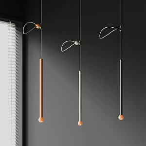 Modern chandelier 3d model