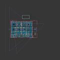 Logistics Picking Area Modern Interior With Shelves Cardboard Boxes And Ceiling Lighting