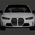Silver Sports Coupe With Black Roof Rear Spoiler And Aerodynamic Design Features