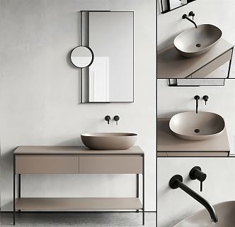 Nordic Sink Simple Sink 3d model