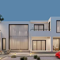 Modern Courtyard 3d model