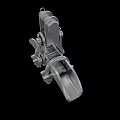 Stainless Steel Mechanical Clamp With Bolted Hinges And Industrial Design