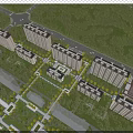 Modern Residential Buildings With Green Surroundings And Well Planned Community Layout