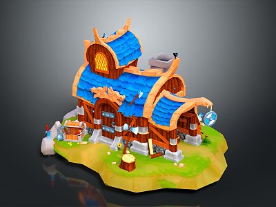 cartoon wooden house cartoon wooden house cartoon wooden house cartoon wooden house cartoon forest wooden house model