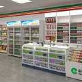Modern Convenience Store 3d model