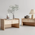 Nordic bedside table 3d model