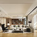 Modern Living and Dining Area Interior Design With Sofa Coffee Table And Wooden Flooring