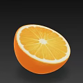 Fresh Juicy Sliced Oranges at Local Fruit Store for Healthy Snacks