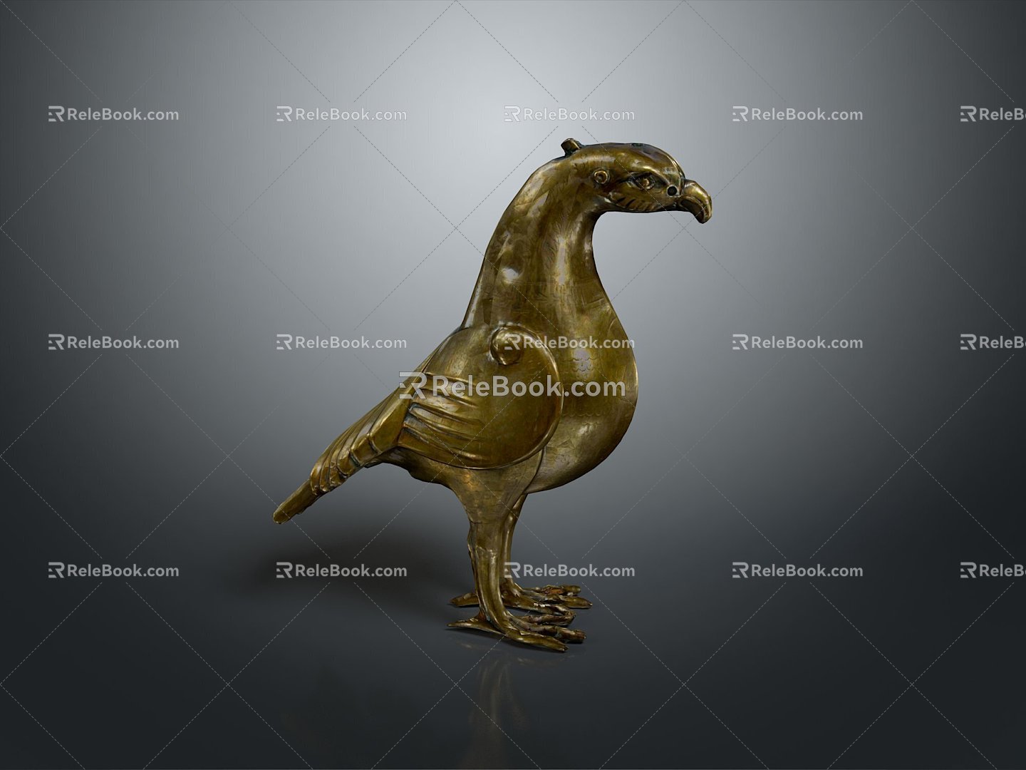 Eagle Large Eagle Owl Raptor Falcon Bird Bird Bird Animal 3d model