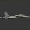 Modern Silver Fighter Jet With Sleek Aerodynamic Design And Cockpit Structure 3d model
